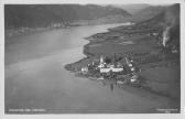 Luftbildaufnahme von Ossiach - Feldkirchen - alte historische Fotos Ansichten Bilder Aufnahmen Ansichtskarten 