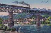 Bruck an der Mur, Eisenbahnbrücke - Oesterreich - alte historische Fotos Ansichten Bilder Aufnahmen Ansichtskarten 