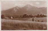 Blick von Greut auf Drobollach - Drobollach am Faaker See - alte historische Fotos Ansichten Bilder Aufnahmen Ansichtskarten 