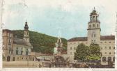 Residenzplatz - Salzburg - alte historische Fotos Ansichten Bilder Aufnahmen Ansichtskarten 