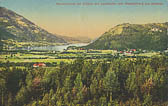 Vom  Oswaldiberg Richtung Ossiachersee - Kärnten - alte historische Fotos Ansichten Bilder Aufnahmen Ansichtskarten 