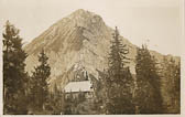 Bertahütte mit Mittagskogel - Finkenstein am Faaker See - alte historische Fotos Ansichten Bilder Aufnahmen Ansichtskarten 