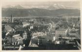 Klagenfurt gegen Süden - Oesterreich - alte historische Fotos Ansichten Bilder Aufnahmen Ansichtskarten 