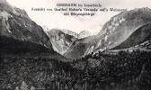 Aussicht vom Gasthof Huber aufs Wolayatal - Oesterreich - alte historische Fotos Ansichten Bilder Aufnahmen Ansichtskarten 