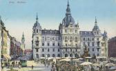 Graz - Rathaus - Oesterreich - alte historische Fotos Ansichten Bilder Aufnahmen Ansichtskarten 