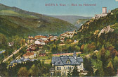 Baden - Blick in Helenental - Oesterreich - alte historische Fotos Ansichten Bilder Aufnahmen Ansichtskarten 