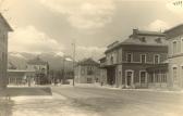 Bahnhofplatz - Oesterreich - alte historische Fotos Ansichten Bilder Aufnahmen Ansichtskarten 