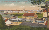 St. Pölten mit Bahnhof - Oesterreich - alte historische Fotos Ansichten Bilder Aufnahmen Ansichtskarten 