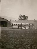 Am Flugplatz in Villach - Villach - alte historische Fotos Ansichten Bilder Aufnahmen Ansichtskarten 