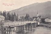 Goisern, Traunbrücke und ewige Wand - Bad Goisern am Hallstättersee - alte historische Fotos Ansichten Bilder Aufnahmen Ansichtskarten 