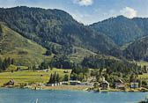 Strandbad Knaller in Techendorf - Oesterreich - alte historische Fotos Ansichten Bilder Aufnahmen Ansichtskarten 