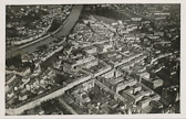 Innsbruck - Luftbildaufnahme - Oesterreich - alte historische Fotos Ansichten Bilder Aufnahmen Ansichtskarten 