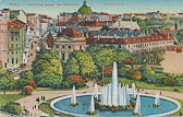 Wien gegen Rennweg - Oesterreich - alte historische Fotos Ansichten Bilder Aufnahmen Ansichtskarten 