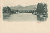 Aussicht von der Draubrücke - Oesterreich - alte historische Fotos Ansichten Bilder Aufnahmen Ansichtskarten 