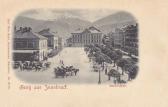 Innsbruck, Bahnhofplatz - Innsbruck - alte historische Fotos Ansichten Bilder Aufnahmen Ansichtskarten 