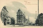 Wien, Praterstrasse mit Carl Theater - Wien,Leopoldstadt - alte historische Fotos Ansichten Bilder Aufnahmen Ansichtskarten 