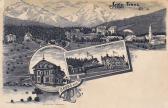 3 Bild Litho Karte - Igls - Igls - alte historische Fotos Ansichten Bilder Aufnahmen Ansichtskarten 