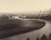 Villach Westseite Ohne Eisenbahnbrücke und-strecke - Villach(Stadt) - alte historische Fotos Ansichten Bilder Aufnahmen Ansichtskarten 