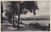 Velden, Ansicht vom Südufer auf das Schloss  - Velden am Wörther See - alte historische Fotos Ansichten Bilder Aufnahmen Ansichtskarten 