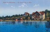 Velden - Villa Morak und Villa am Hügel - Velden am Wörther See - alte historische Fotos Ansichten Bilder Aufnahmen Ansichtskarten 