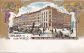 Wien, Hotel Wimberger - Wien - alte historische Fotos Ansichten Bilder Aufnahmen Ansichtskarten 