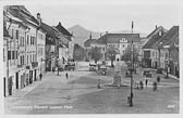 Hauptplatz Völkermarkt - Völkermarkt - alte historische Fotos Ansichten Bilder Aufnahmen Ansichtskarten 