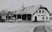 Cafe Rainer mit Gastgarten - Villach - alte historische Fotos Ansichten Bilder Aufnahmen Ansichtskarten 