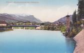 Villach, Eisenbahnbrücke mit Dobratsch - Villach-Innere Stadt - alte historische Fotos Ansichten Bilder Aufnahmen Ansichtskarten 