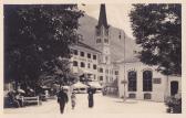 Hofgastein, Kurplatz mit Hotel Central - Sankt Johann im Pongau - alte historische Fotos Ansichten Bilder Aufnahmen Ansichtskarten 