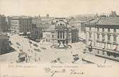 Volkstheater und Burggasse - Wien,Neubau - alte historische Fotos Ansichten Bilder Aufnahmen Ansichtskarten 