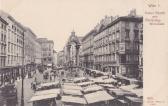 Wien, Hoher Markt mit Dreifaltigkeitssäule - Wien - alte historische Fotos Ansichten Bilder Aufnahmen Ansichtskarten 