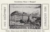 Villach, Parkhotel Eröffnung  - Kärnten - alte historische Fotos Ansichten Bilder Aufnahmen Ansichtskarten 