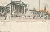 Wien - Parlament - Wien - alte historische Fotos Ansichten Bilder Aufnahmen Ansichtskarten 