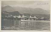 Motorboot ARIBO vor Millstatt - Kärnten - alte historische Fotos Ansichten Bilder Aufnahmen Ansichtskarten 