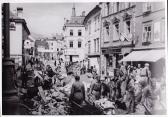 Hauptplatz Abtrag der Straße - Hauptplatz - alte historische Fotos Ansichten Bilder Aufnahmen Ansichtskarten 