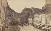 Hauptplatz Villach mit Rautterhaus - Villach-Innere Stadt - alte historische Fotos Ansichten Bilder Aufnahmen Ansichtskarten 