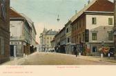 Klagenfurt Burggasse mit Hotel Moser  - Burggasse - alte historische Fotos Ansichten Bilder Aufnahmen Ansichtskarten 