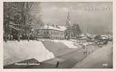 Eislaufen am Lendkanal - Klagenfurt(Stadt) - alte historische Fotos Ansichten Bilder Aufnahmen Ansichtskarten 