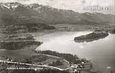 Faakersee Insel - Finkenstein am Faaker See - alte historische Fotos Ansichten Bilder Aufnahmen Ansichtskarten 