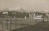 Velden - Schiffsanlegestelle Ulbing - Velden am Wörther See - alte historische Fotos Ansichten Bilder Aufnahmen Ansichtskarten 