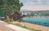 Velden - Schloss und Schlosscafe - Velden am Wörther See - alte historische Fotos Ansichten Bilder Aufnahmen Ansichtskarten 