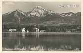 Faakersee mit Mittagskogel - Faak am See - alte historische Fotos Ansichten Bilder Aufnahmen Ansichtskarten 