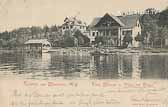 Villa Morak und Villa am Hügel - Velden am Wörther See - alte historische Fotos Ansichten Bilder Aufnahmen Ansichtskarten 