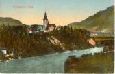 Blick nach St.Martin, um 1900 - Villach - alte historische Fotos Ansichten Bilder Aufnahmen Ansichtskarten 