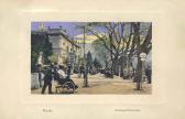 Meran, Kurhaus-Promenade - Prägekarte - Meran / Merano (Maran) - alte historische Fotos Ansichten Bilder Aufnahmen Ansichtskarten 