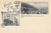 2 Bild Litho Karte - Steinach an der Brennerbahn - Innsbruck-Land - alte historische Fotos Ansichten Bilder Aufnahmen Ansichtskarten 