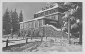 Berghotel im Winter - Villach Land - alte historische Fotos Ansichten Bilder Aufnahmen Ansichtskarten 