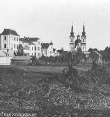 Kreuzkirche. Blick nach O - Oesterreich - alte historische Fotos Ansichten Bilder Aufnahmen Ansichtskarten 