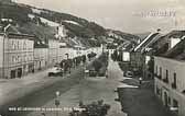 Bad St. Leonhard- Hauptplatz - Bad St. Leonhard im Lavanttal - alte historische Fotos Ansichten Bilder Aufnahmen Ansichtskarten 