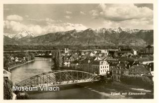 Stadtbrücke mit Kriegsbrücke im Hintergrund - alte historische Fotos Ansichten Bilder Aufnahmen Ansichtskarten 